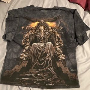 Skeleton graphic tee